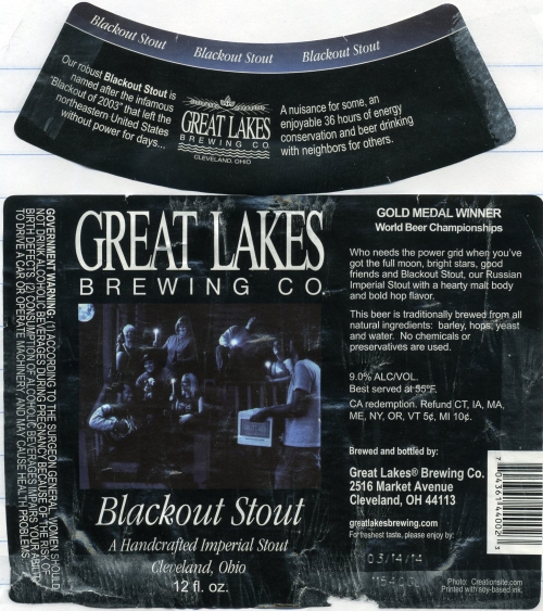 Blackout Stout 2013